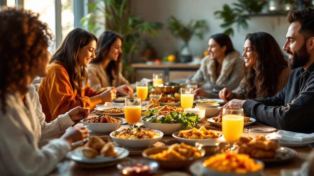 Freshly prepared Pakistani and Indian dishes